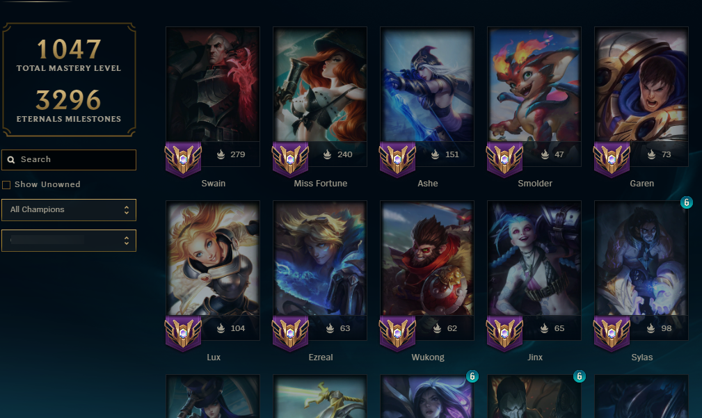 Gold Peak | Elementalist Lux | Gun Goddess Miss Fortune | 170 Champions | 408 Skins | Full Email - Image 3