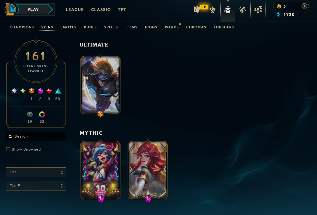 Master Peak | Victorious Twisted Fate | Victorious Tryndamere | 173 Champions | 161 Skins | Full Email - Image 8