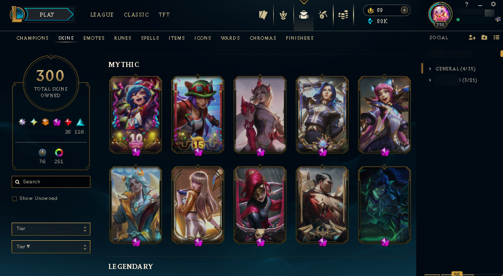 Diamond Peak | Medieval Twitch | Riot Girl Tristana | 173 Champions | 157 Skins - Image 3