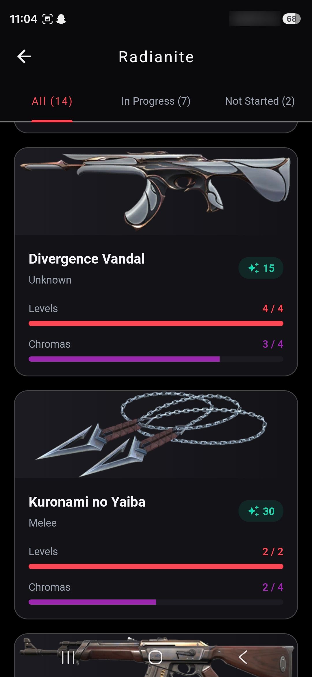 PC | Diamond Peak | RGX 11z Pro Karambit | Forsaken Operator | 9 Skins | Full Email - Image 6