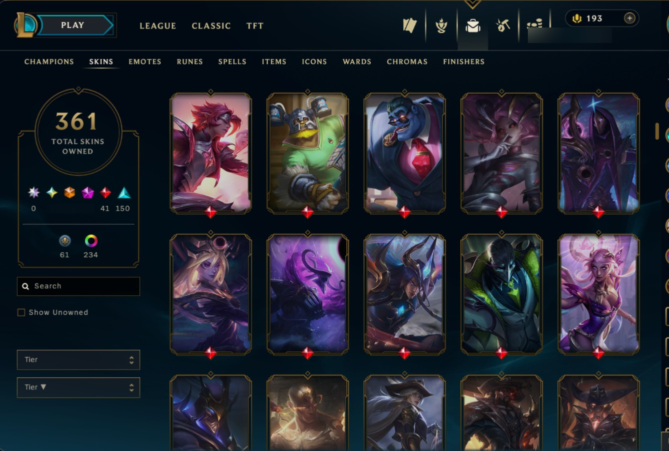Emerald Peak | 170 Champions | 361 Skins | 41 Legendary Skins | Full Email - Image 4