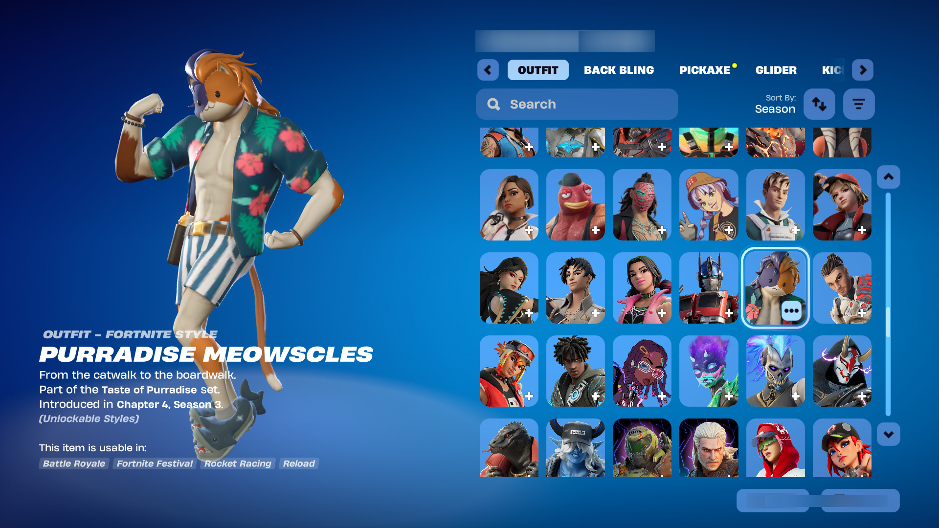 Meowscles | Void Walker Lynx | 324 Skins | Level 226 | Full Email - Image 7