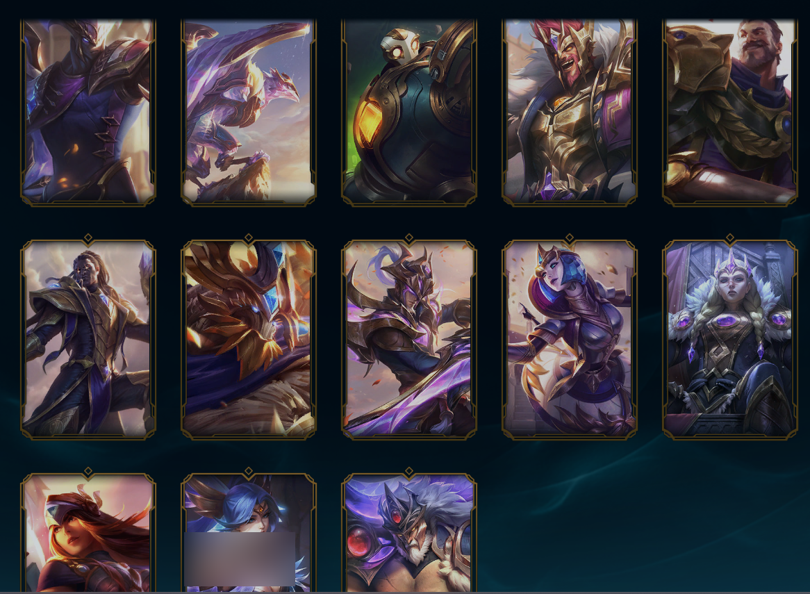 Emerald Peak | Unbreakable Alistar | Unbound Jhin | Medieval Twitch | Riot Girl Tristana | 173 Champions | 352 Skins | Full Email - Image 9