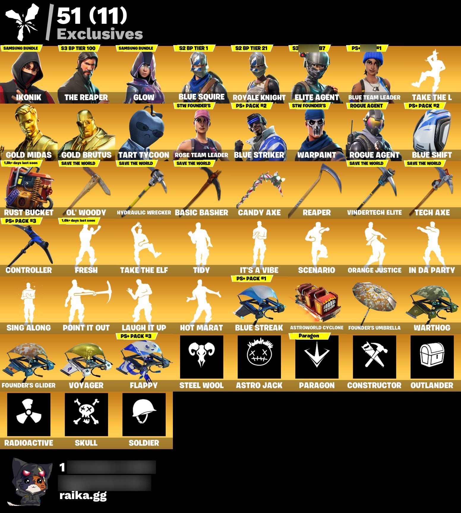 The Reaper | Blue Team Leader | 264 Skins | Season 2 | Level 2341 | Full Email - Image 5