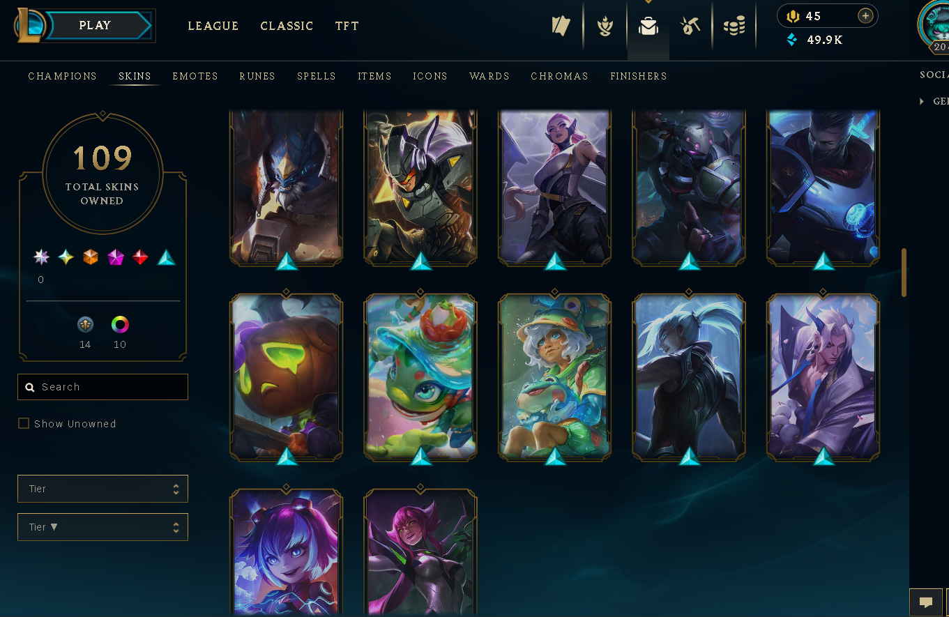Gold Peak | Victorious Draven | Victorious Braum | 173 Champions | 48 Skins | Full Email - Image 4