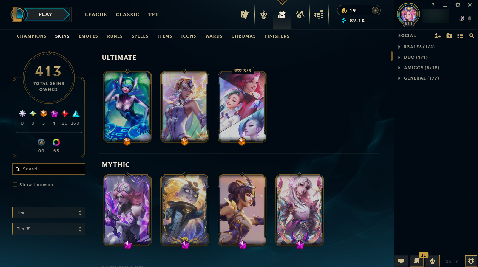 Platinum Peak | 173 Champions | 383 Skins | Full Email - Image 3
