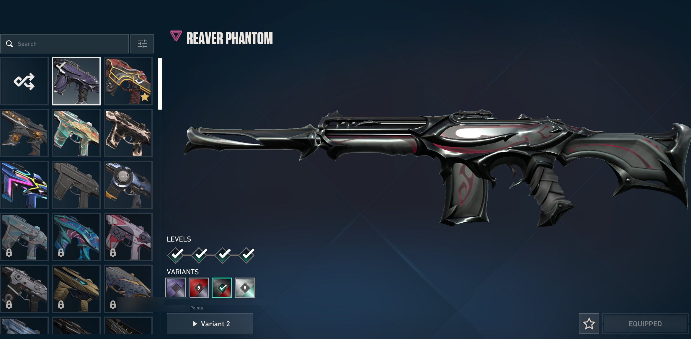 PC | Black Thorn Bundle | Xero Fang Ghost | Rogue Bundle | Reaver Sherif, Phantom, Op, Vandal | Every Dream Wings Spectre | Diamond Peak | 90 Skins - Image 3