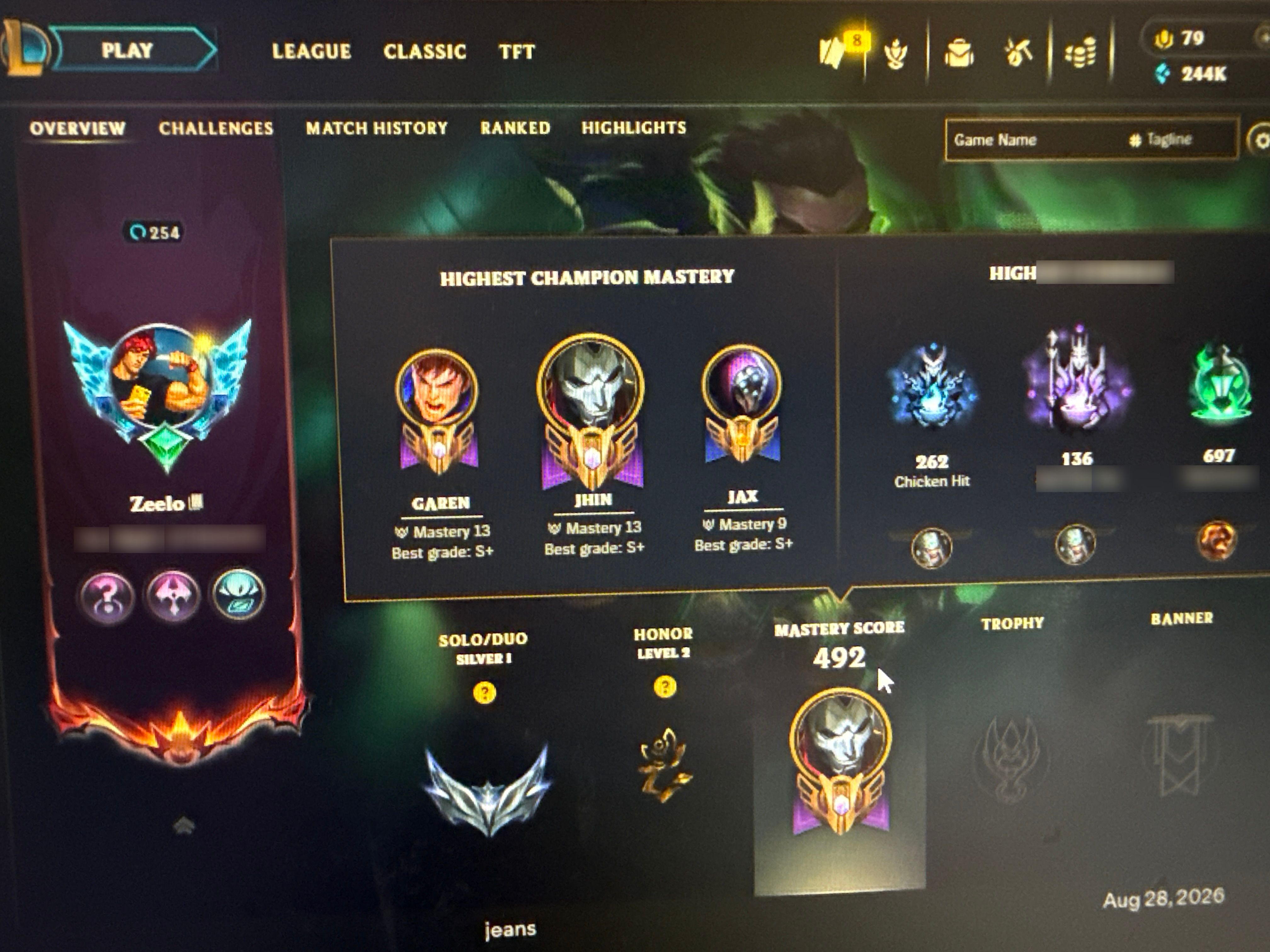 Gold Peak | Riot Girl Tristana | Riot Kayle | 173 Champions | 219 Skins - Image 4