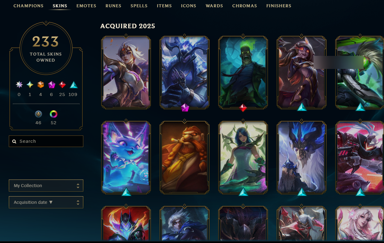 Silver Peak | Sahn-Uzal Mordekaiser | Pulsefire Ezreal | 165 Champions | 233 Skins - Image 3