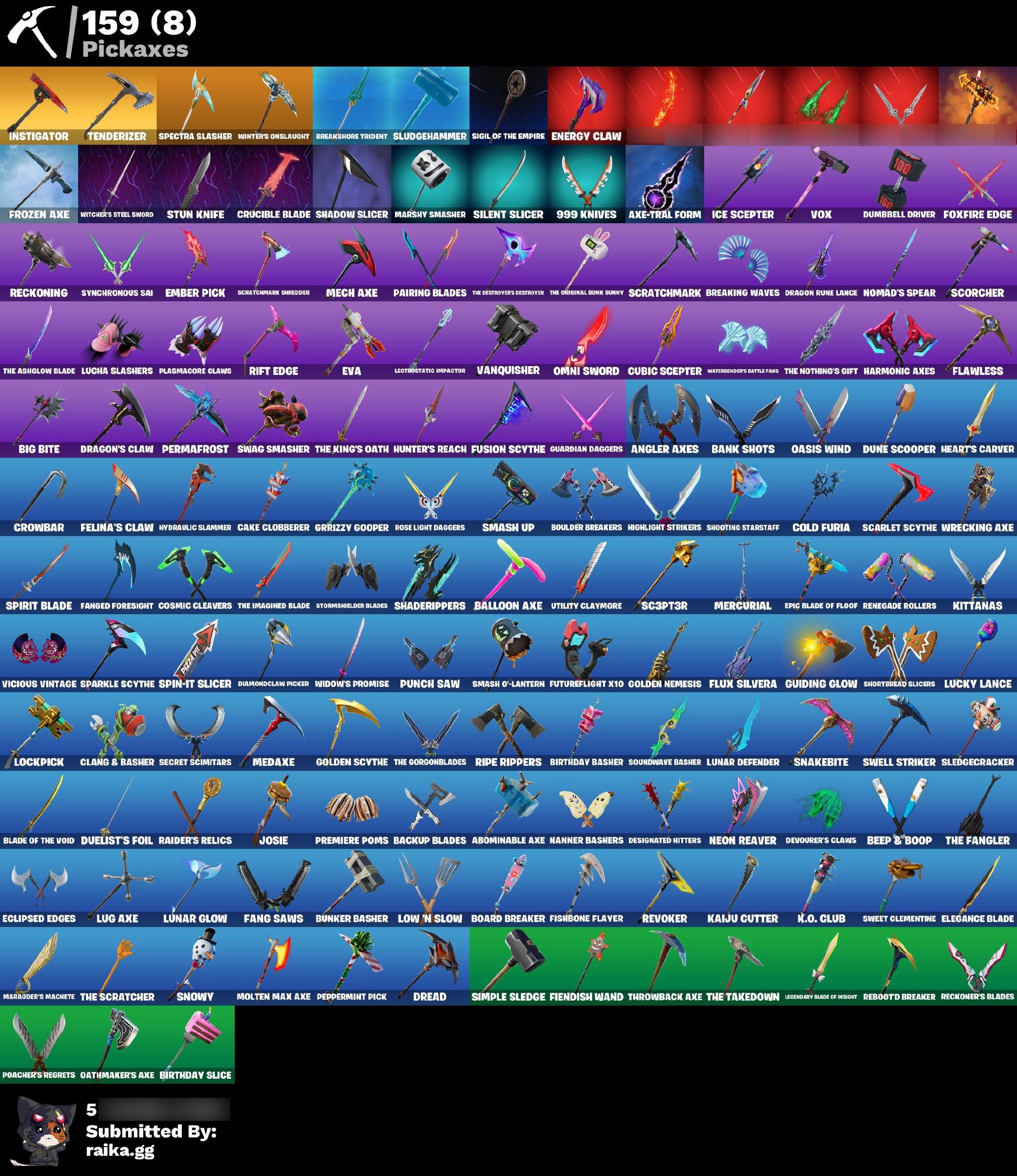 Glow | Trailblazer | Ice King | Havoc | Ragnarok | Doctor Strange | Peter Griffin | 163 Skins | Level 2252 | Full Email - Image 3