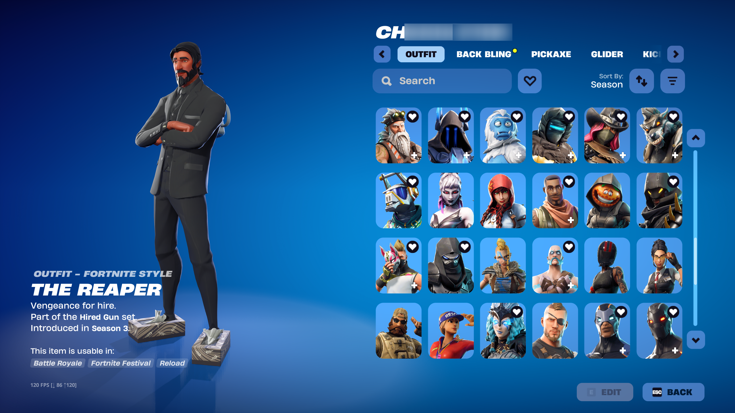 Founders Umbrella | Merry Mint | Reaper | 98 Skins | Season 2 | Level 1144 | Full Email - Image 7