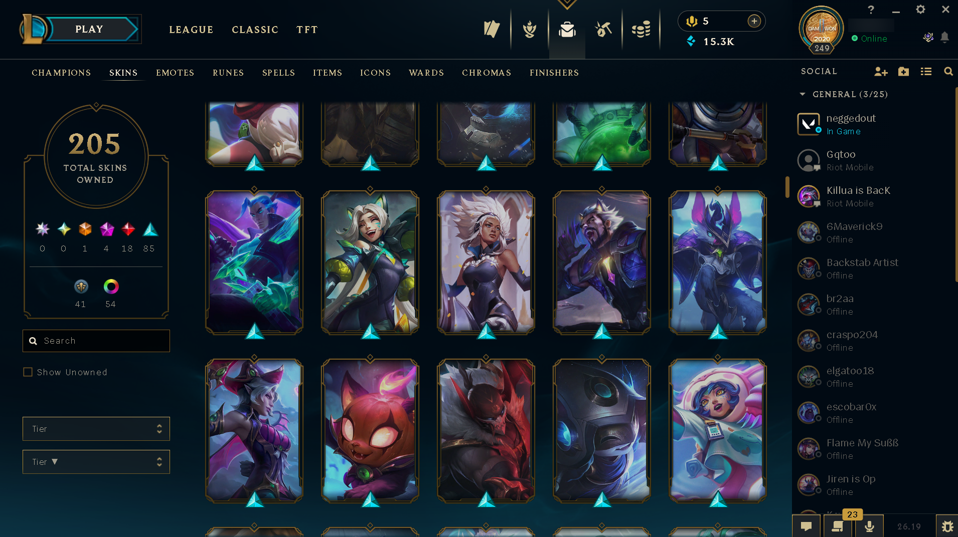 Gold Peak | 172 Champions | 113 Skins - Image 3