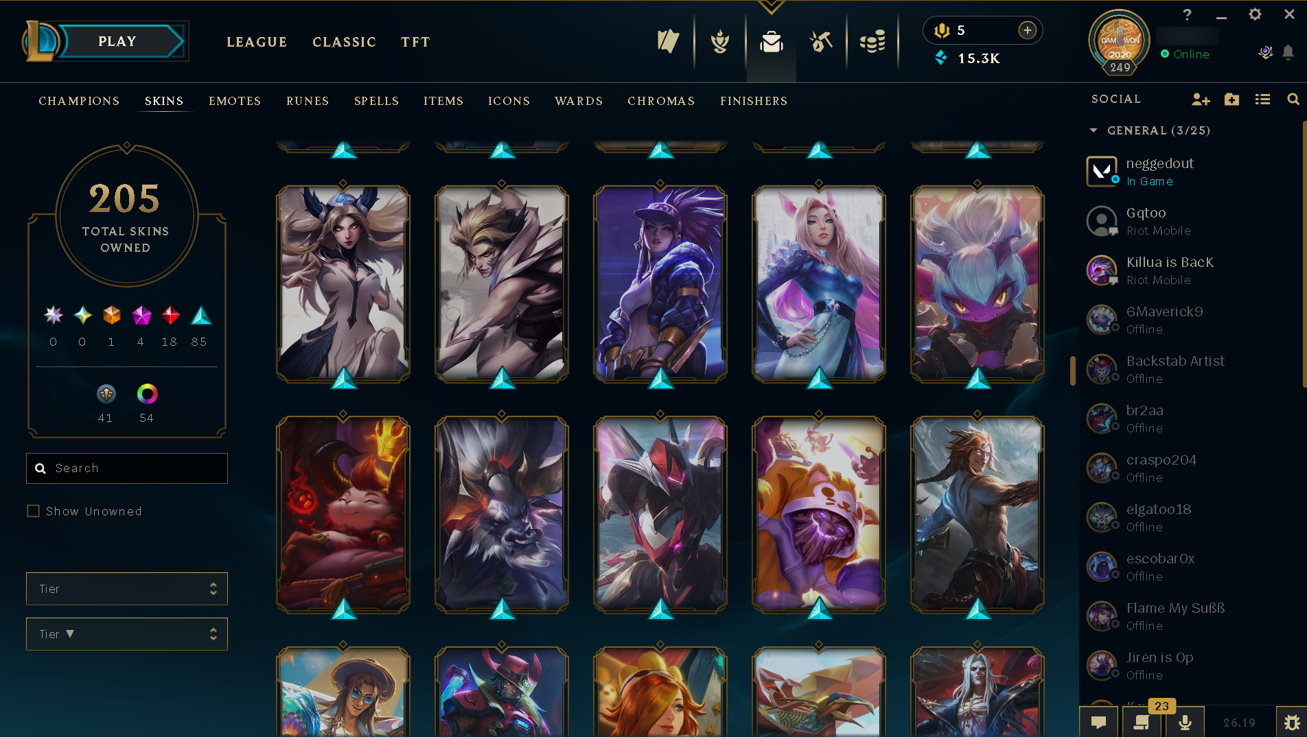 Gold Peak | 172 Champions | 113 Skins - Image 5