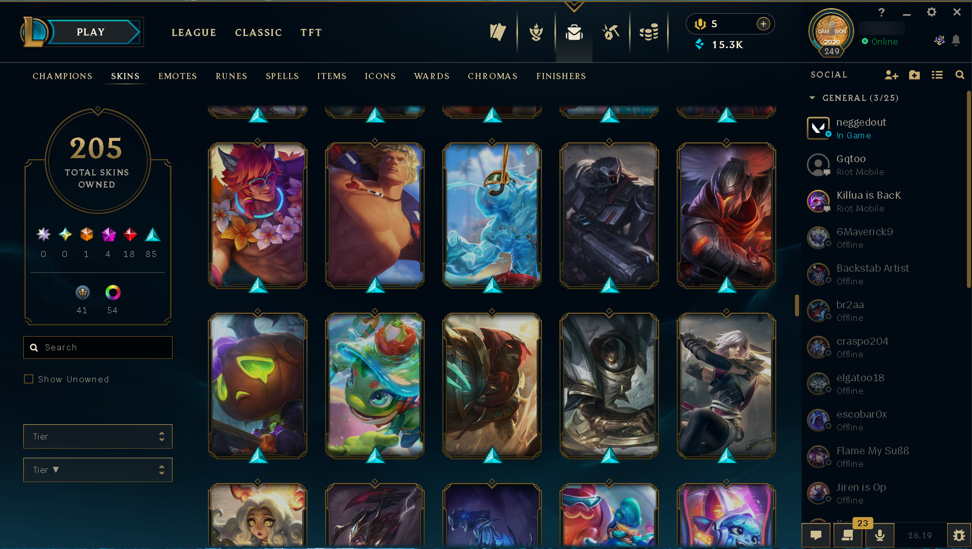 Gold Peak | 172 Champions | 113 Skins - Image 6