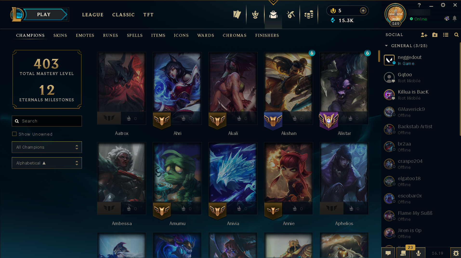 Gold Peak | 172 Champions | 113 Skins - Image 9