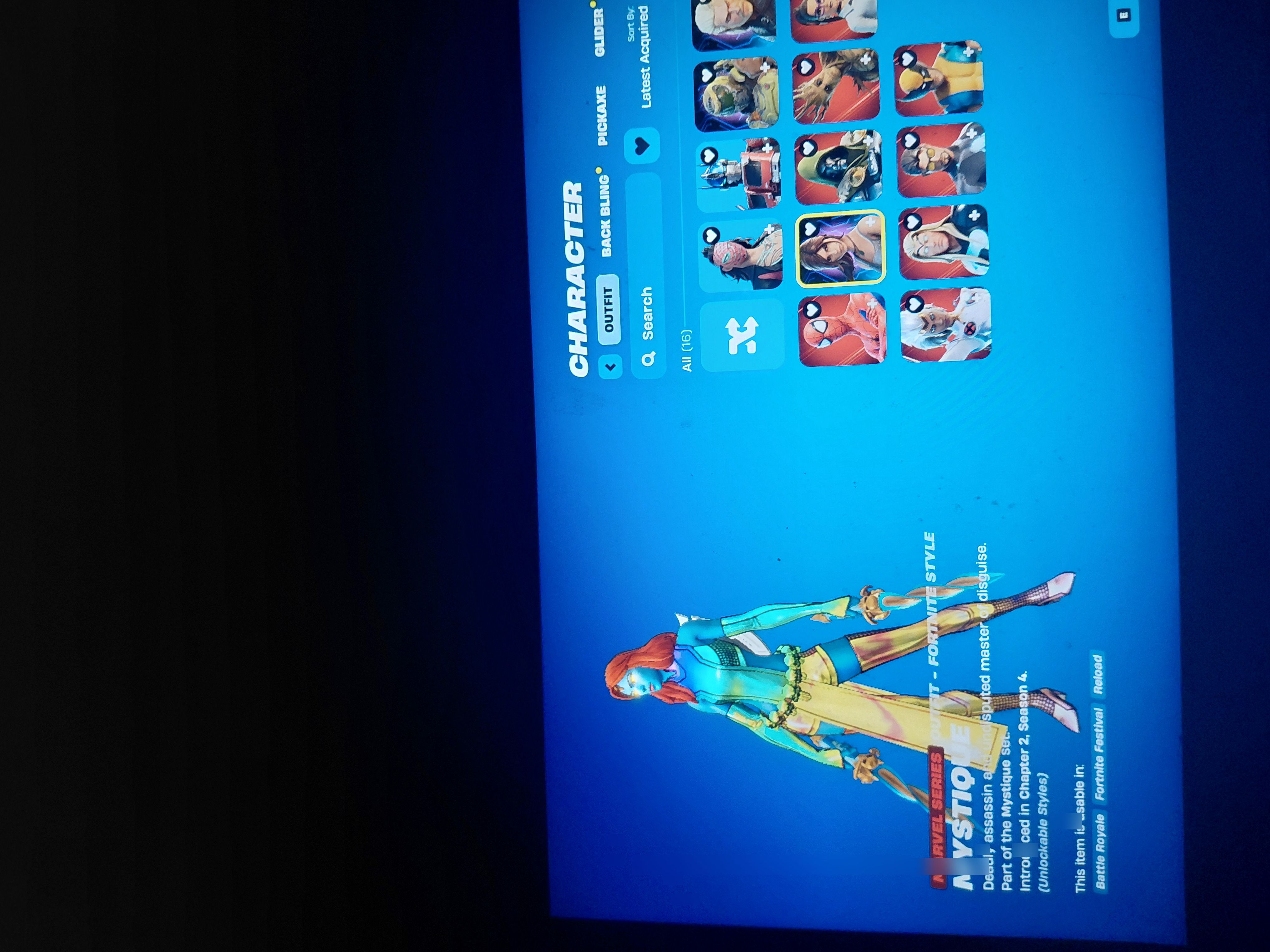 Holofoil Marvel Skins | Golden Lara Croft | Travis Scott Glider | 225 Skins | Season 8 | Level 4335 - Image 3