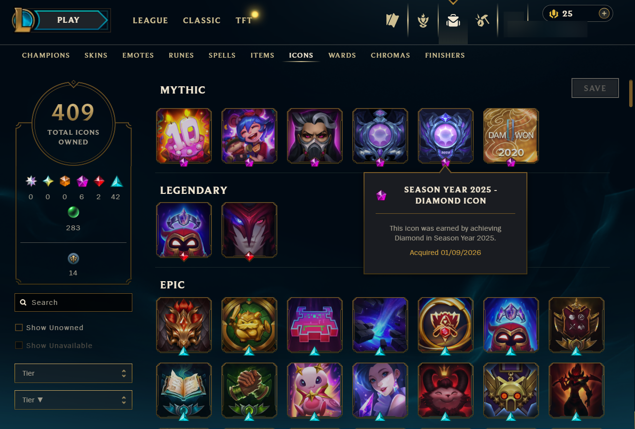 Diamond Peak | 173 Champions | 156 Skins - Image 5
