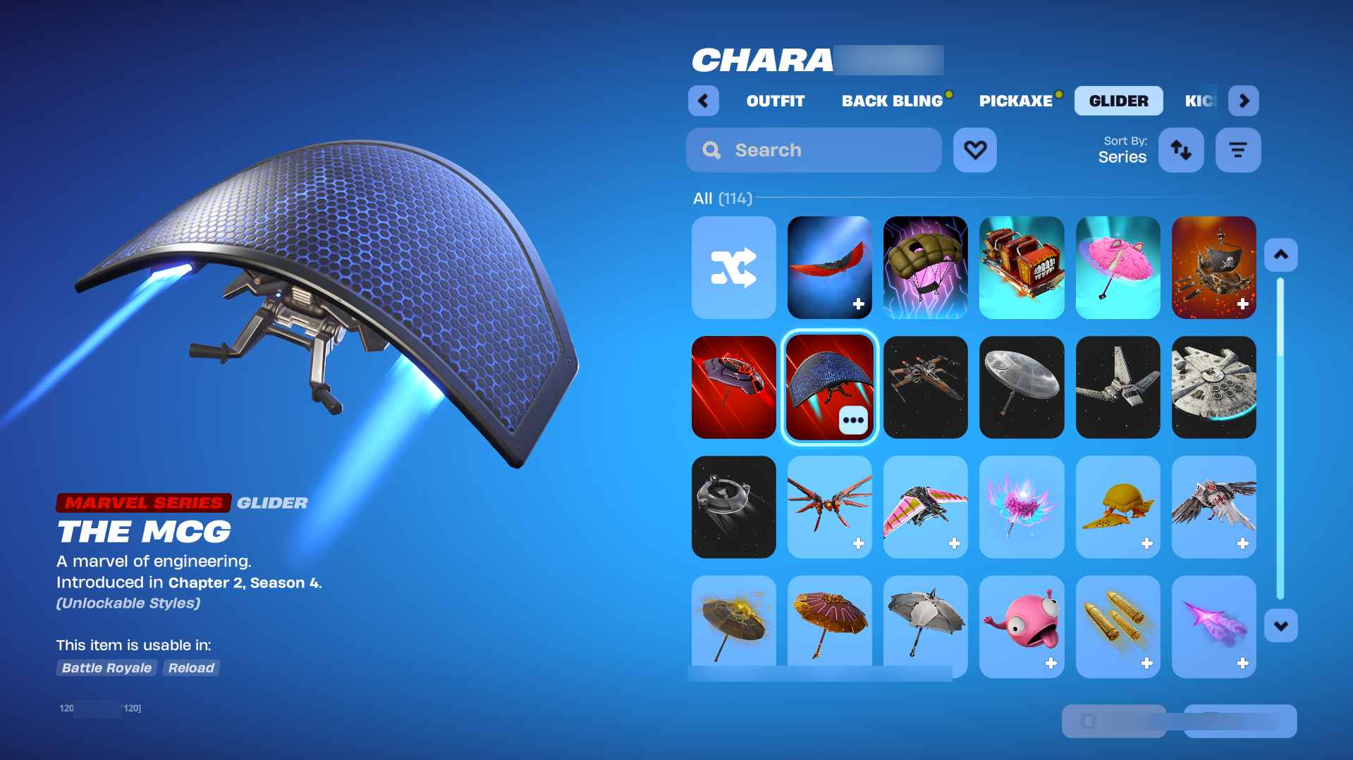 Dark Reflections | Robo-Kevin | Tier 100 Darth Vader | 132 Skins | Chapter 2 Season 1 | Level 2457 | Full Email - Image 7