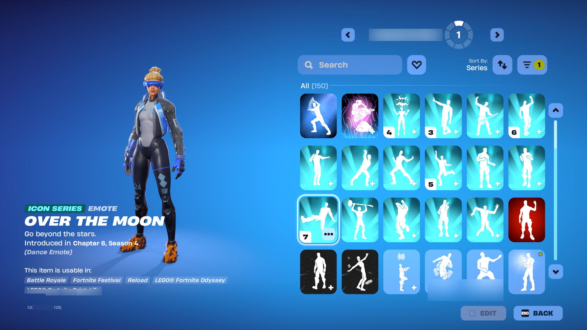 Dark Reflections | Robo-Kevin | Tier 100 Darth Vader | 132 Skins | Chapter 2 Season 1 | Level 2457 | Full Email - Image 8