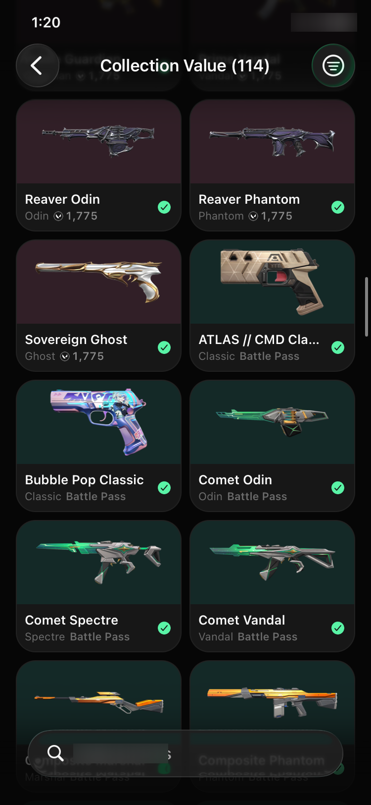 PREMIUM EU VALORANT MAIN ACCOUNT - 60K+ VP SPENT | Ascendant Peak | Reaver Knife | Champions 2023 Vandal | 105 Skins | Full Email - Image 3