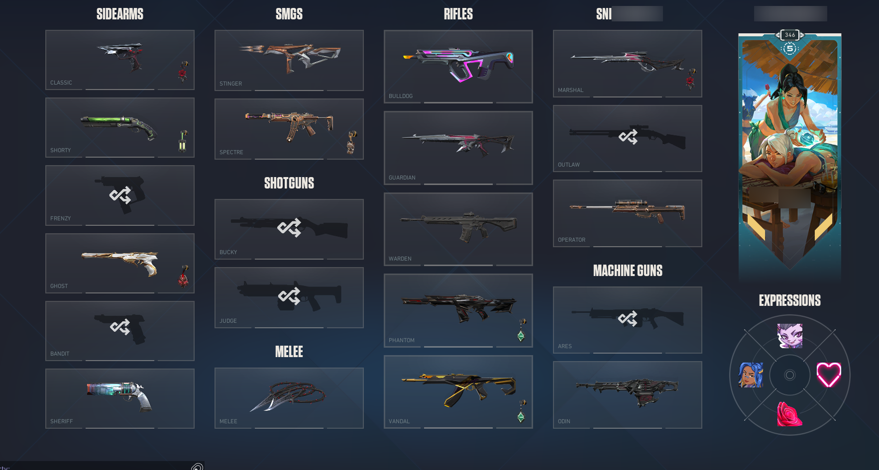 PREMIUM EU VALORANT MAIN ACCOUNT - 60K+ VP SPENT | Ascendant Peak | Reaver Knife | Champions 2023 Vandal | 105 Skins | Full Email - Image 6