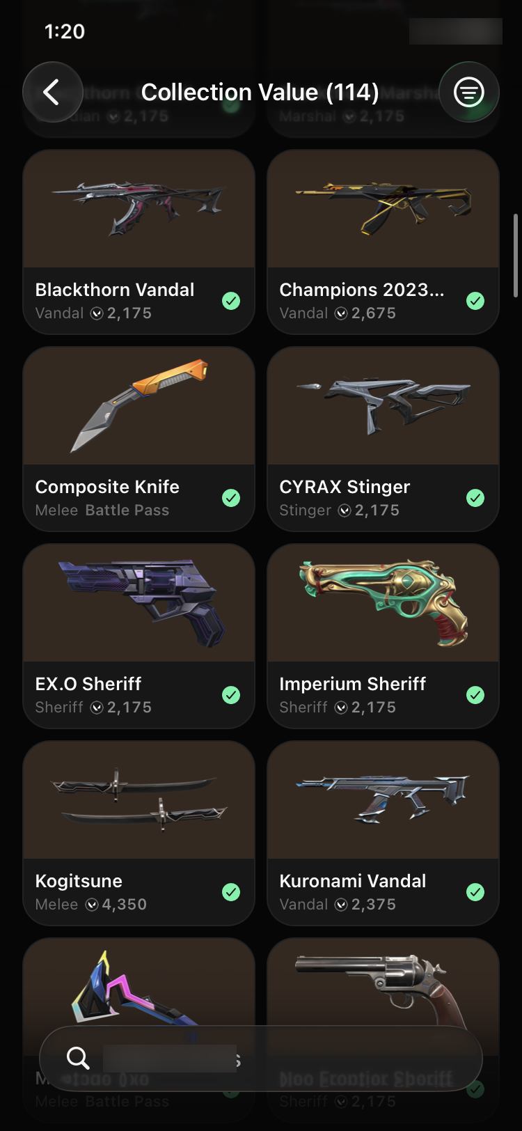 PREMIUM EU VALORANT MAIN ACCOUNT - 60K+ VP SPENT | Ascendant Peak | Reaver Knife | Champions 2023 Vandal | 105 Skins | Full Email - Image 8