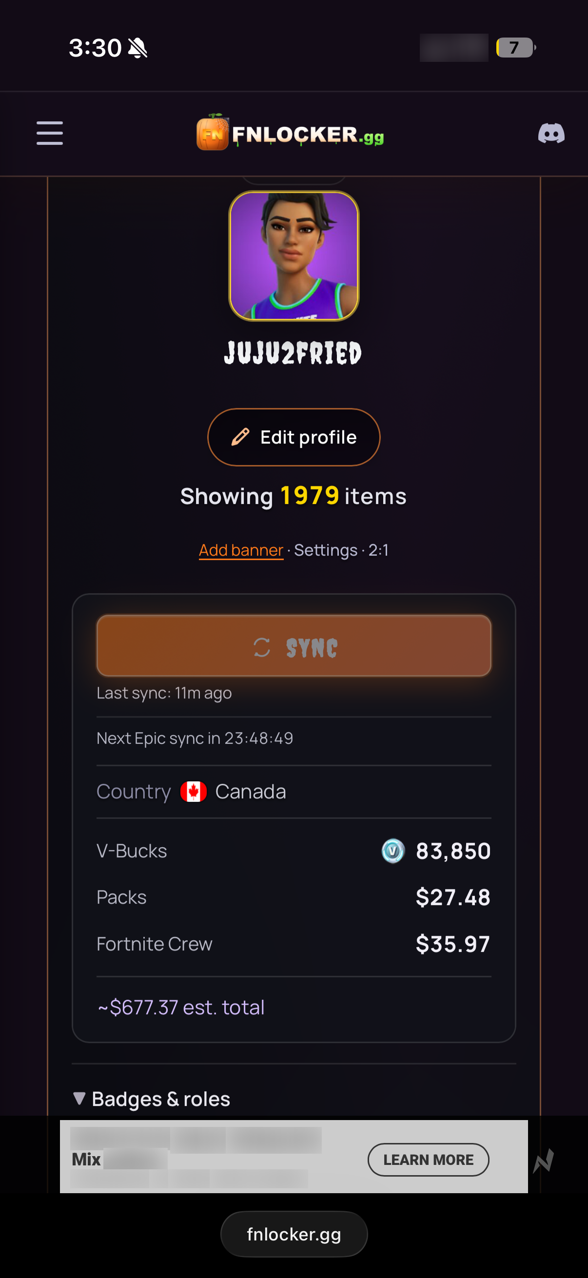 The Reaper | 153 Skins | Season 3 | Level 420 - Image 3