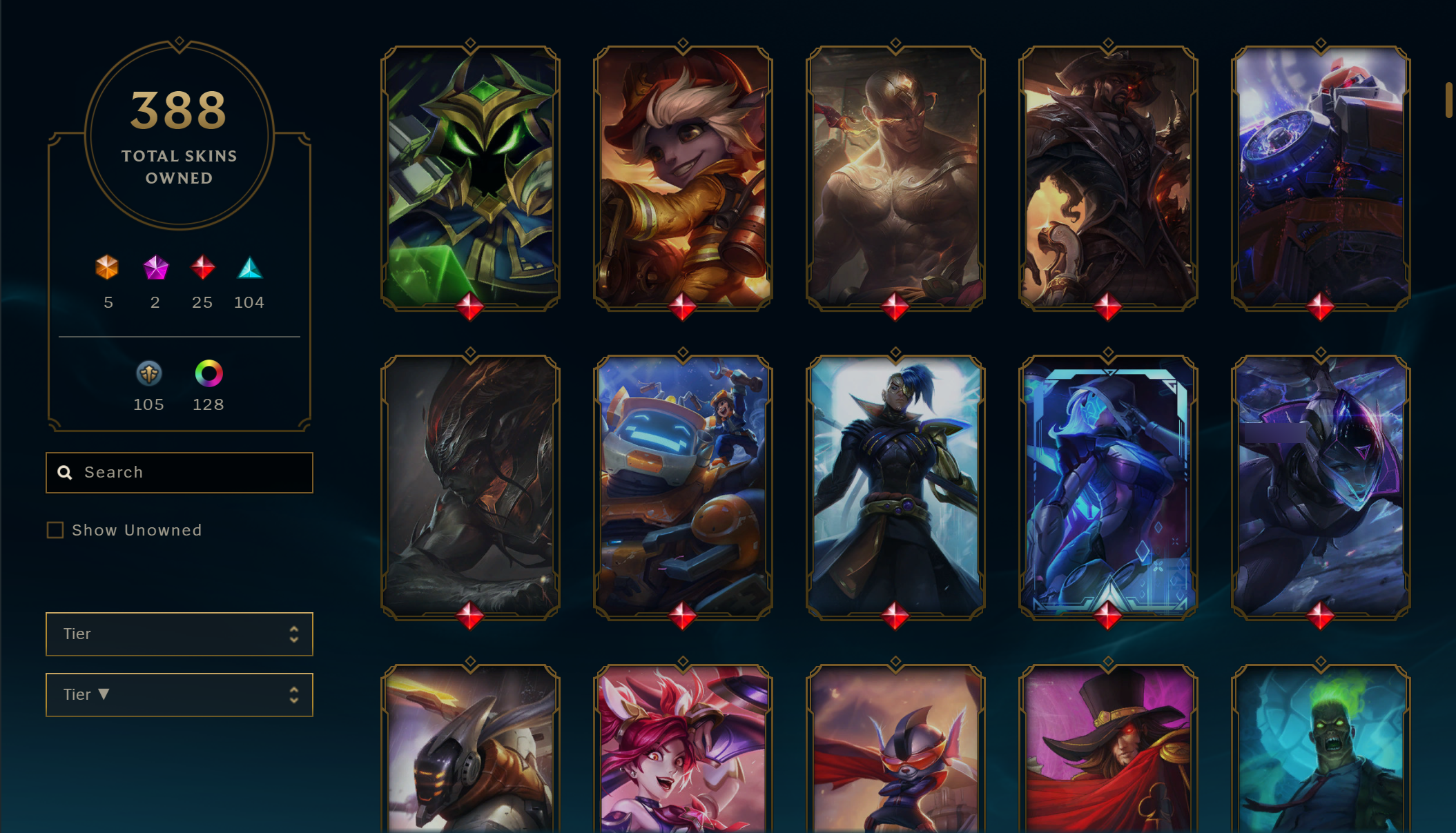 Platinum Peak | 170 Champions | 290 Skins | Full Email - Image 4