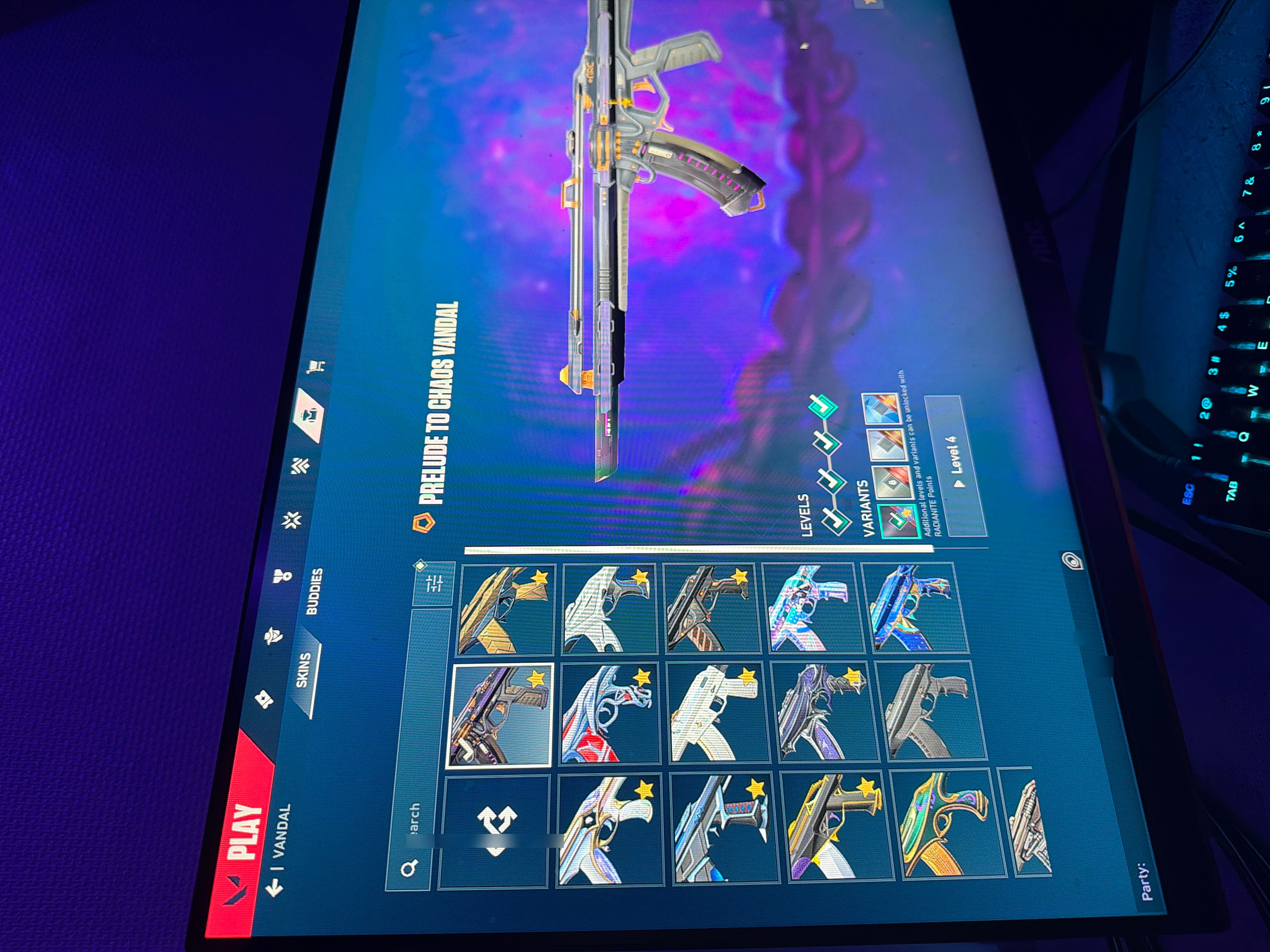 Prelude to Chaos Vandal | Gaia's Vengeance | Kuronami | Prime | Phaseguard | RGX Outlaw | Platinum Peak | VCT 2025 Karambit | Black Market Butterfly Knife | Ion Sheriff | Full Email - Image 7