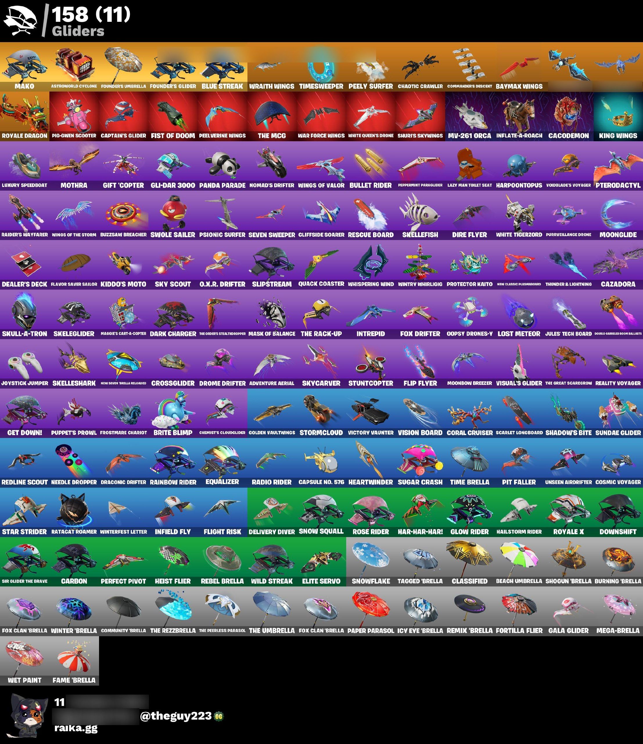 Black Knight | Reaper | 189 Skins | Season 2 | Level 3131 | Full Email - Image 5