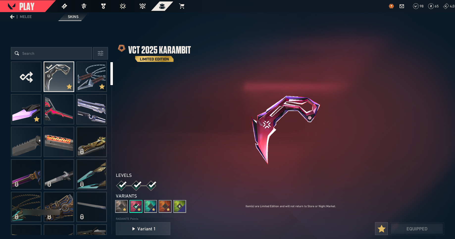 PC | Diamond Peak | Singularity Butterfly Knife | Gaia's Vengeance Vandal | 13 Skins | Full Email - Image 3