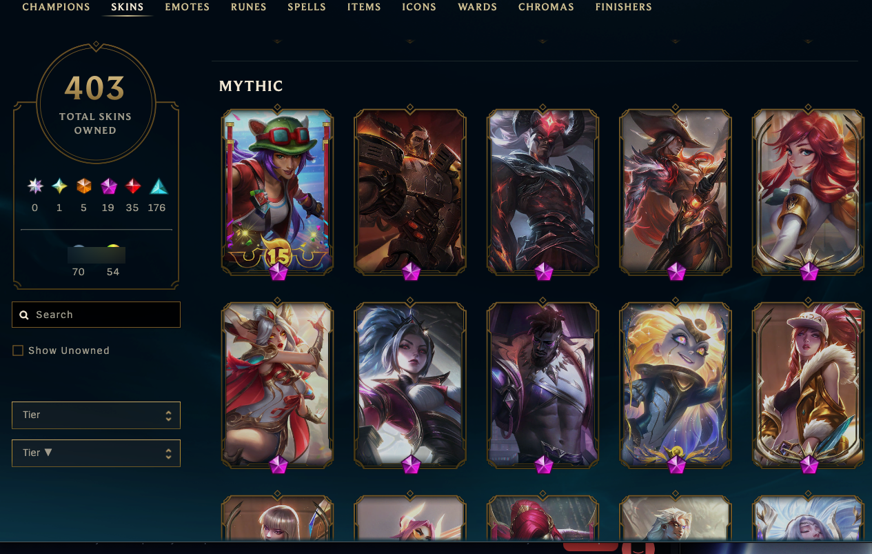 Gold Peak | Spirit Blossom Morgana | DJ Sona | 170 Champions | 403 Skins | Full Email - Image 3
