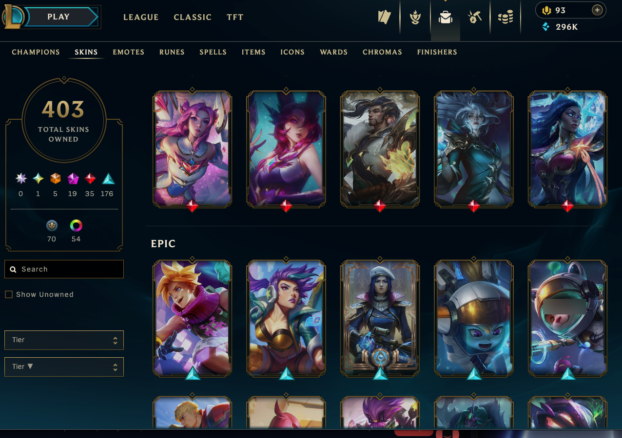Gold Peak | Spirit Blossom Morgana | DJ Sona | 170 Champions | 403 Skins | Full Email - Image 6