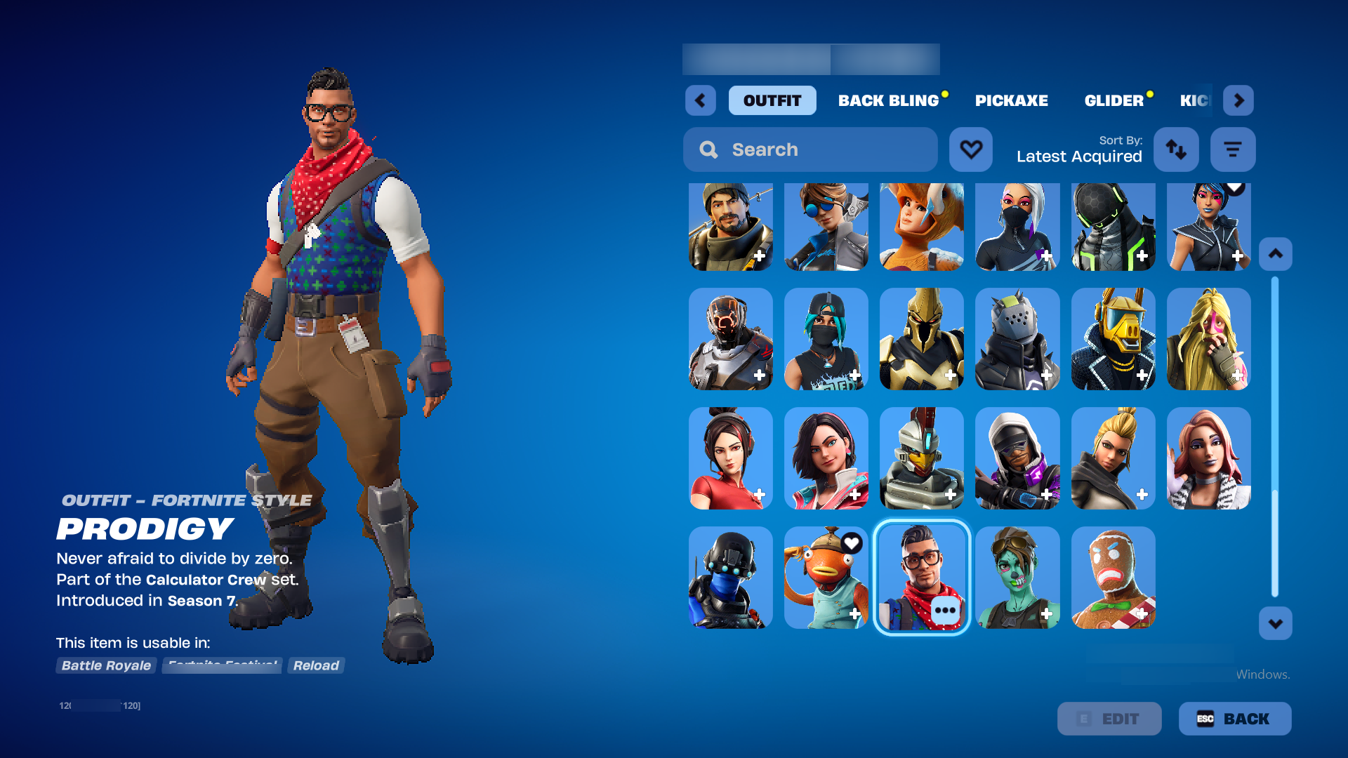 Travis Scott | WC Fishstick | Prodigy | Wildy | Salute | Omegarok | Harley Quinn | 75 Skins | Chapter 1 Season 9 | Level 1238 | Full Email - Image 9