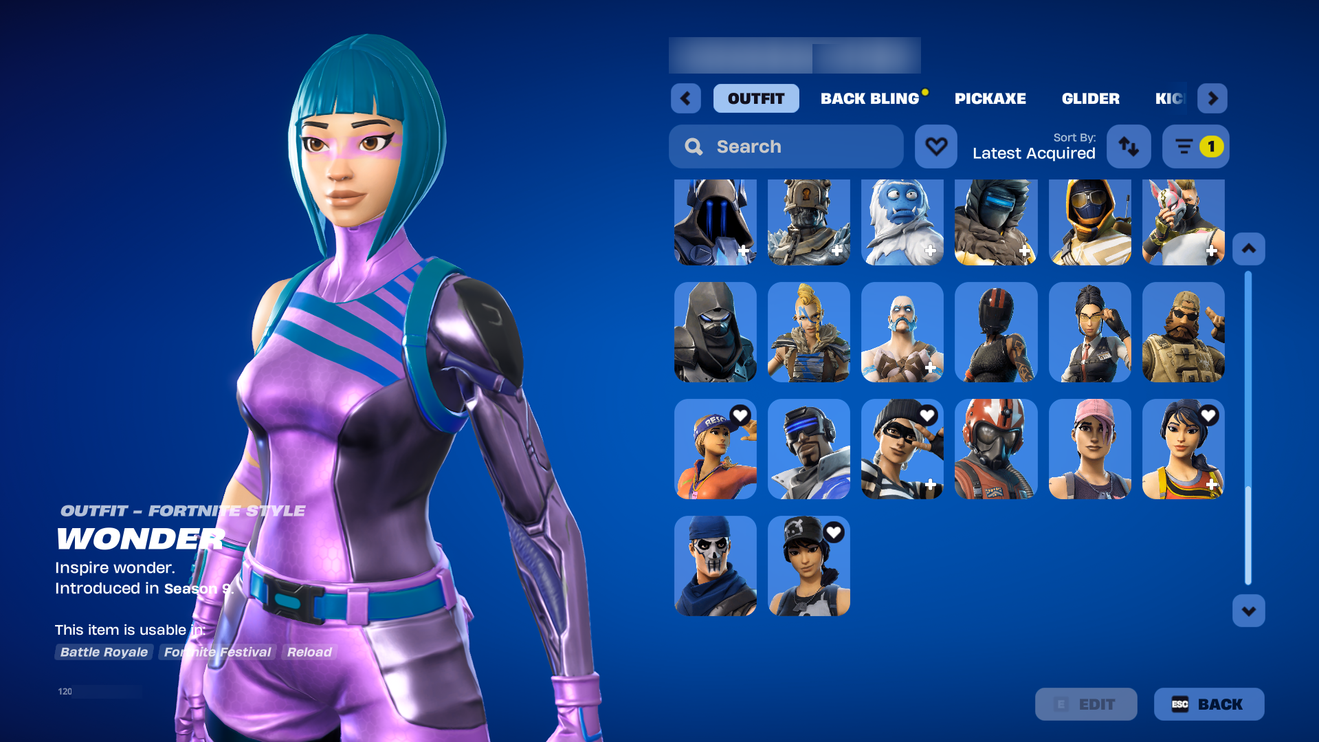 Wonder (Honor 20 Exclusive) | 8 Max Passes + CH1 S5 & CH2 S2 | Wingman | Blue Striker | 78 Skins | Season 5 | Level 5 - Image 4