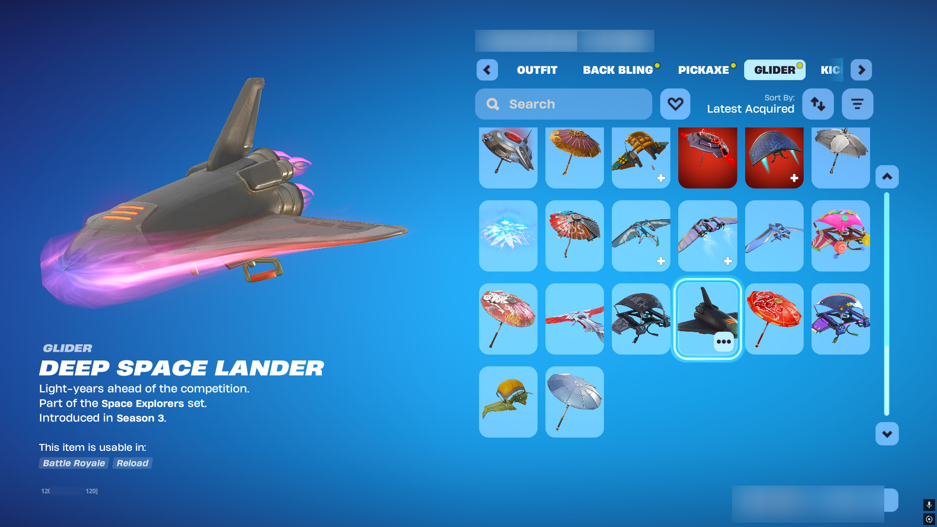 OG | Carbide | Take the L | Mission Specialist | Mogul Master | 107 Skins | Chapter 1 Season 3 | Level 1861 | Full Email - Image 3