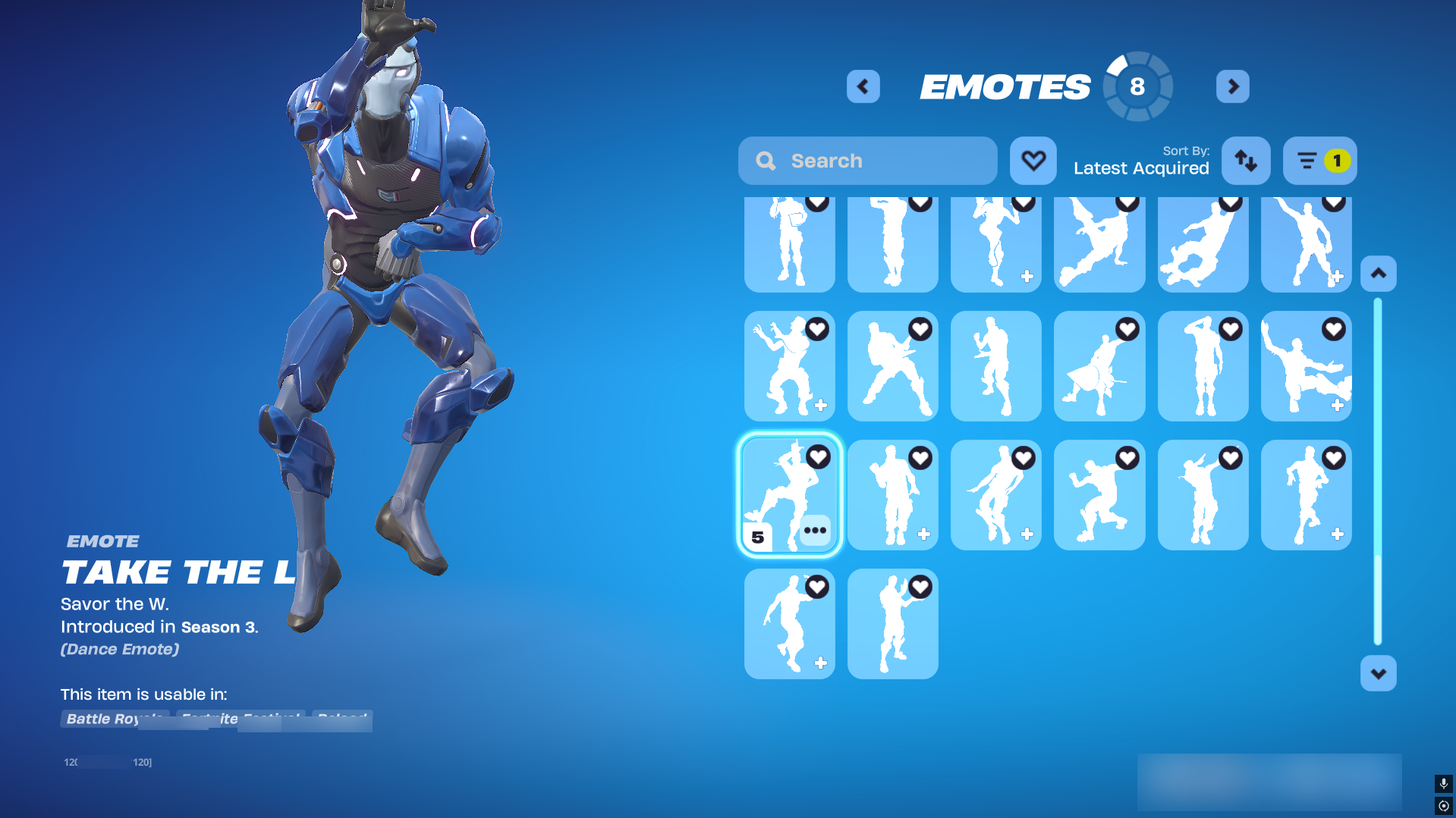 OG | Carbide | Take the L | Mission Specialist | Mogul Master | 107 Skins | Chapter 1 Season 3 | Level 1861 | Full Email - Image 6