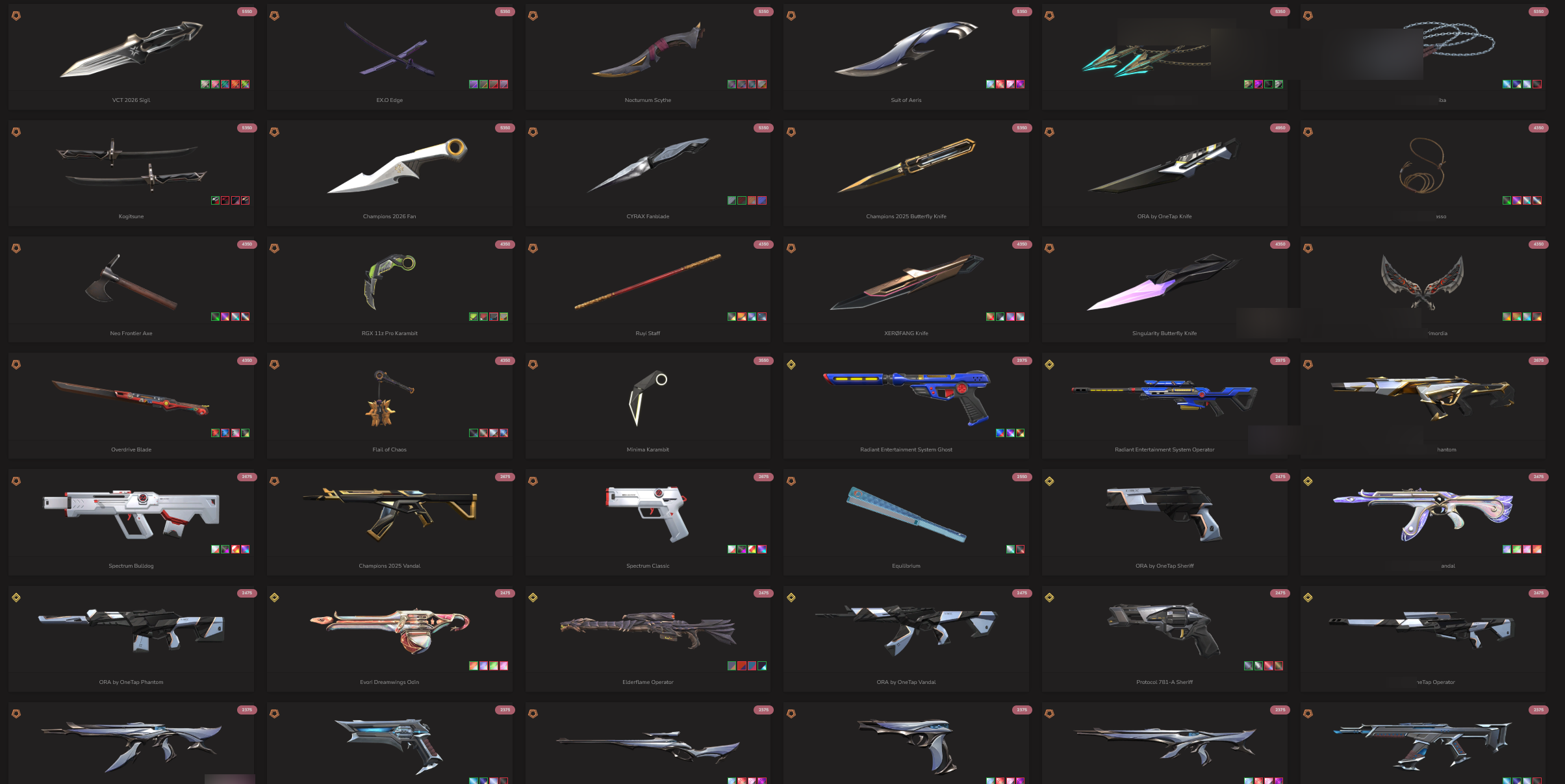 PC | Ascendant Peak | Champions 2025 Butterfly Knife + Vandal | 250 Skins - Image 5