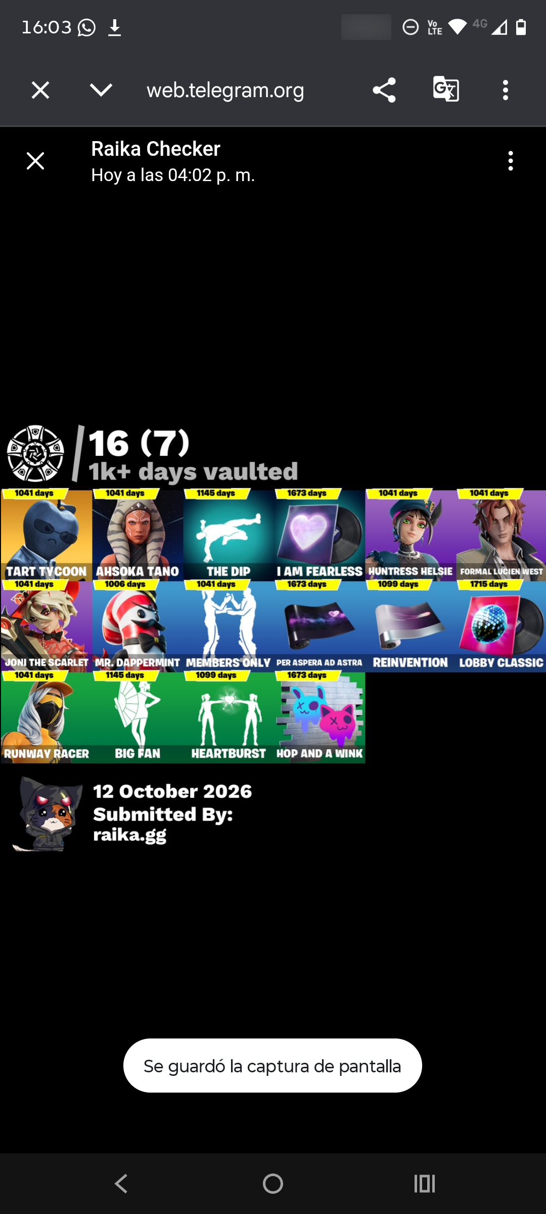 Tart Tycoon | Verve | Rage | Astroworld Cyclone | 176 Skins | Level 2206 | Full Email - Image 3
