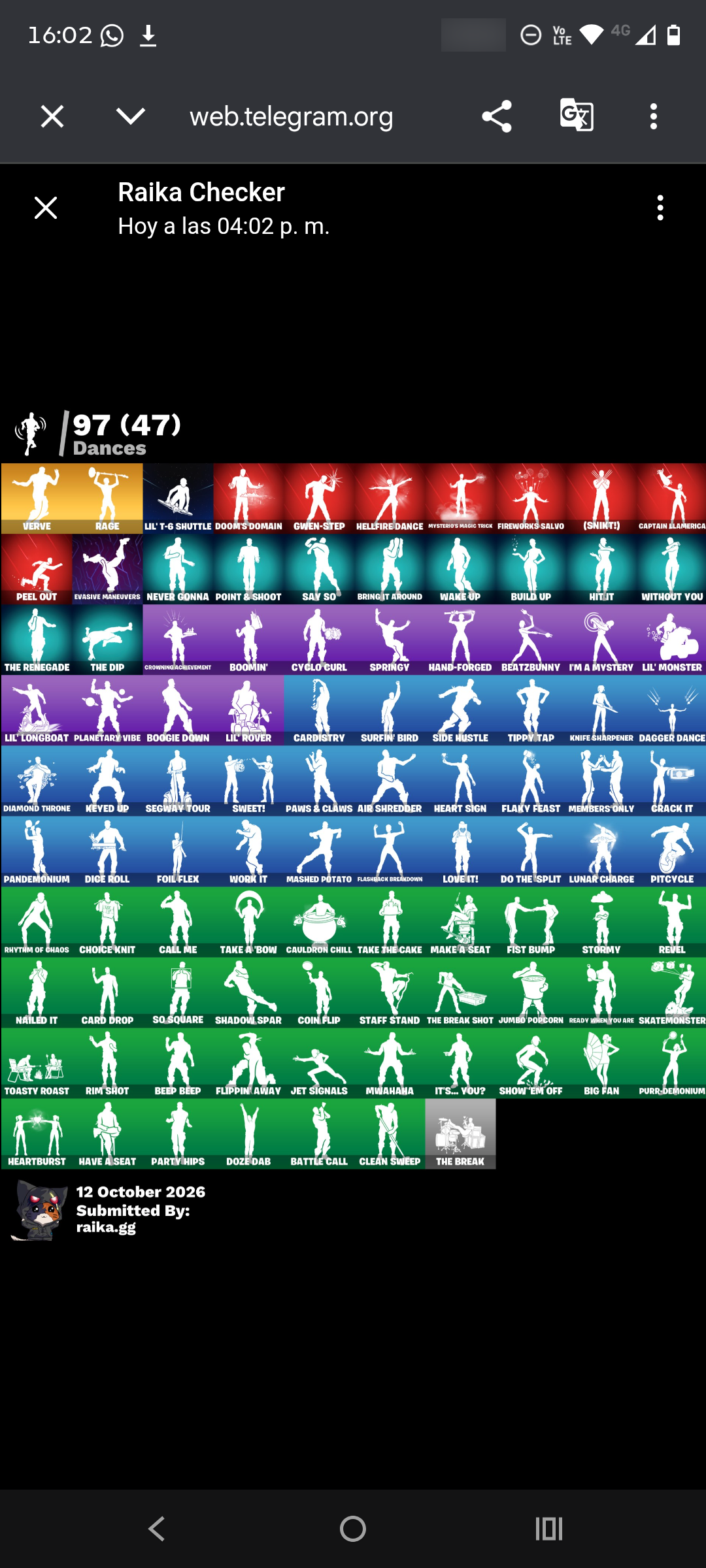Tart Tycoon | Verve | Rage | Astroworld Cyclone | 176 Skins | Level 2206 | Full Email - Image 8