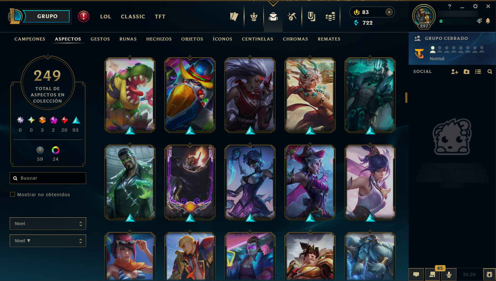 Bronze Peak | K/DA ALL OUT Seraphine | Elementalist Lux | 168 Champions | 249 Skins | Full Email - Image 5