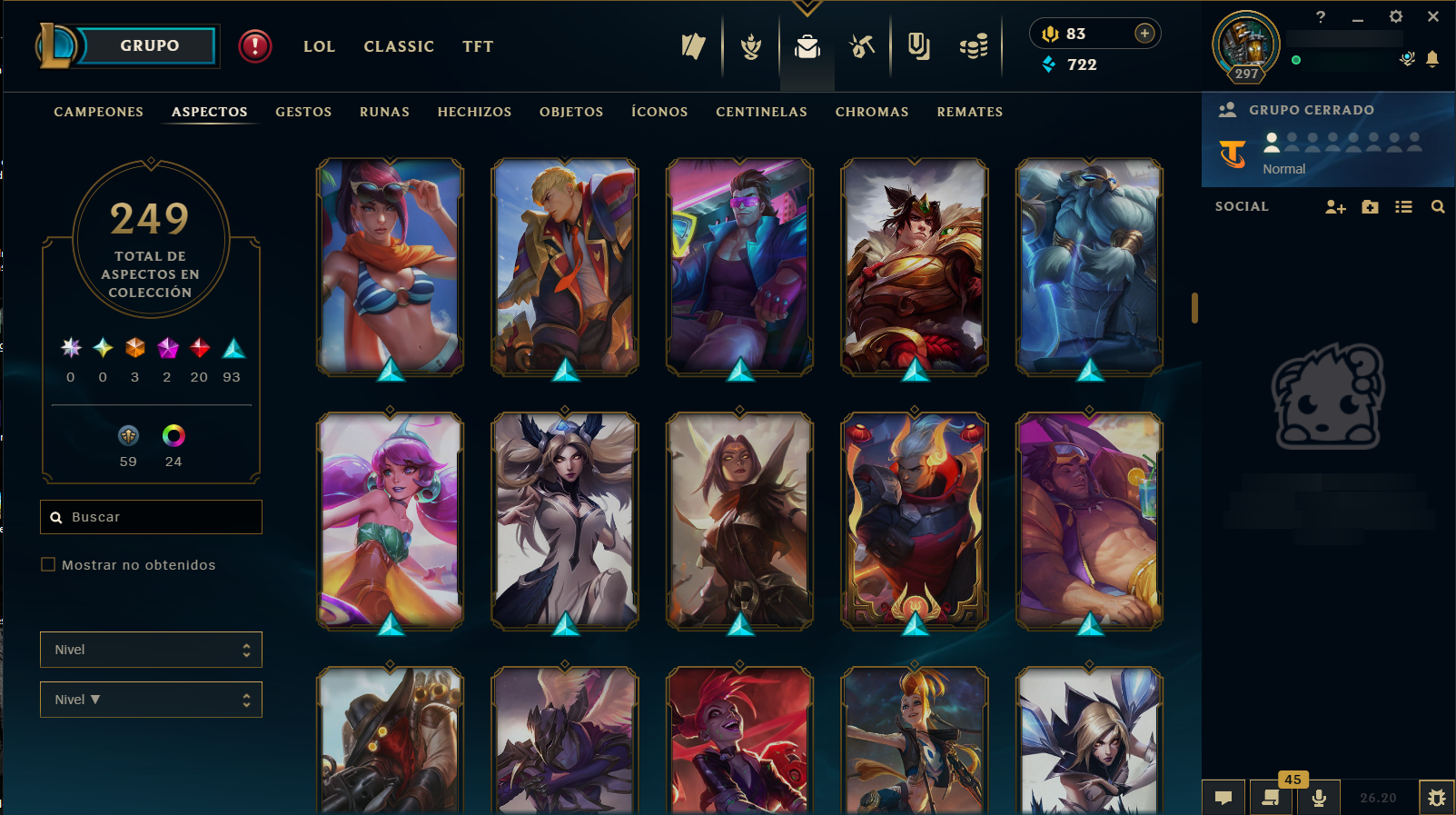 Bronze Peak | K/DA ALL OUT Seraphine | Elementalist Lux | 168 Champions | 249 Skins | Full Email - Image 6
