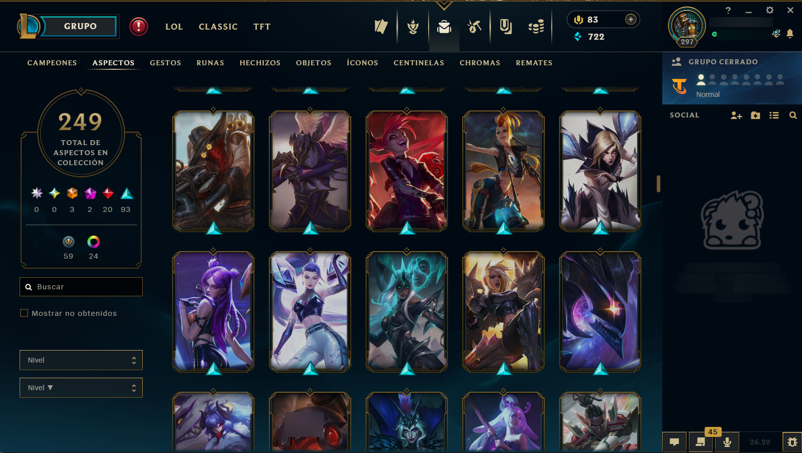 Bronze Peak | K/DA ALL OUT Seraphine | Elementalist Lux | 168 Champions | 249 Skins | Full Email - Image 7