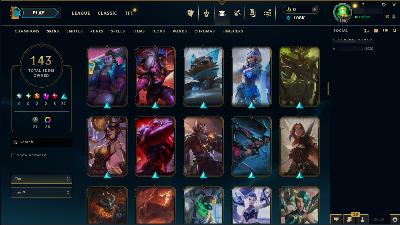 Platinum II | 173 Champions | 143 Skins | Full Email - Image 4