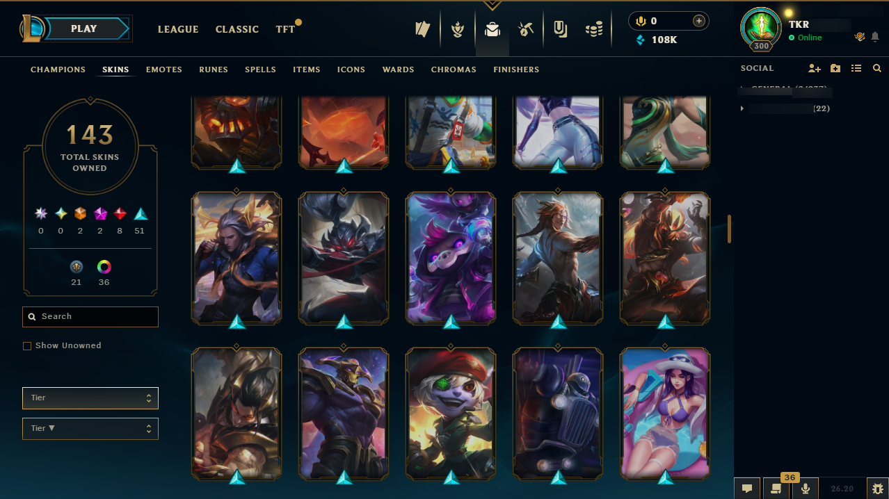 Platinum II | 173 Champions | 143 Skins | Full Email - Image 5