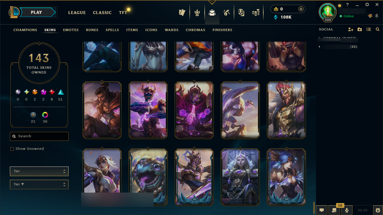 Platinum II | 173 Champions | 143 Skins | Full Email - Image 8