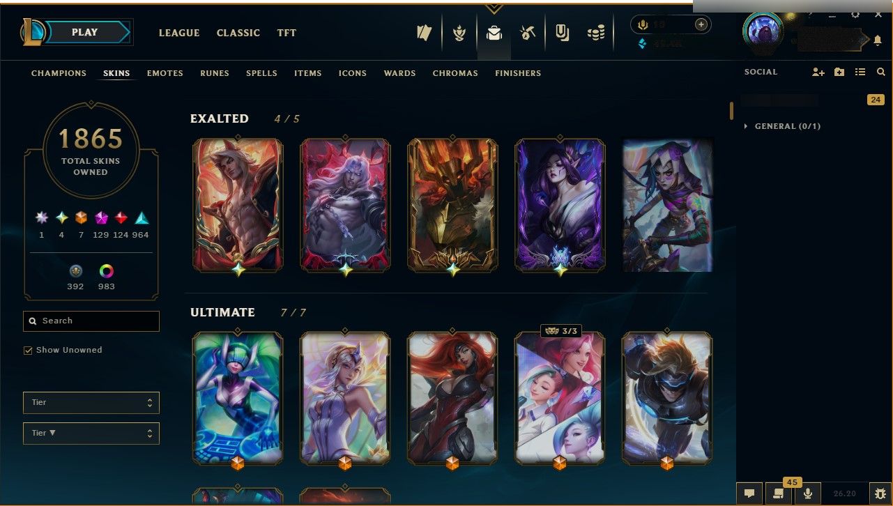 PAX Twisted Fate | Riot Blitzcrank | 170 Champions | 1366 Skins - Image 6