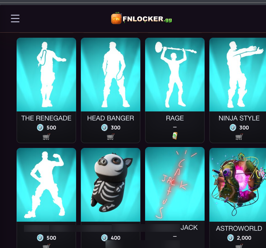 Astro Jack | Travis Scott | STW Bundle | 214 Skins | Chapter 1 Season 7 - Image 3