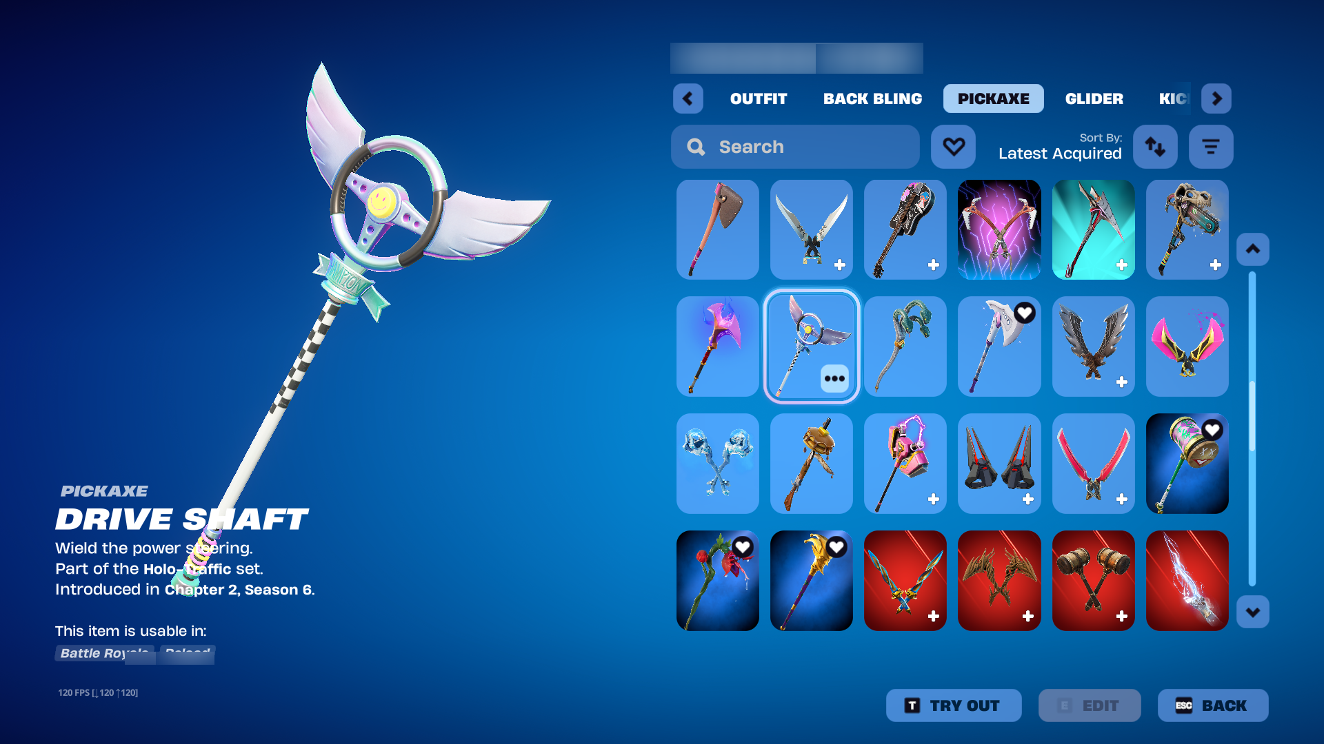 Lara Croft | Astro World Cyclone | Rage Emote | Warpaint | Dark Bomber | 126 Skins | Chapter 2 Season 1 | Level 1523 - Image 8