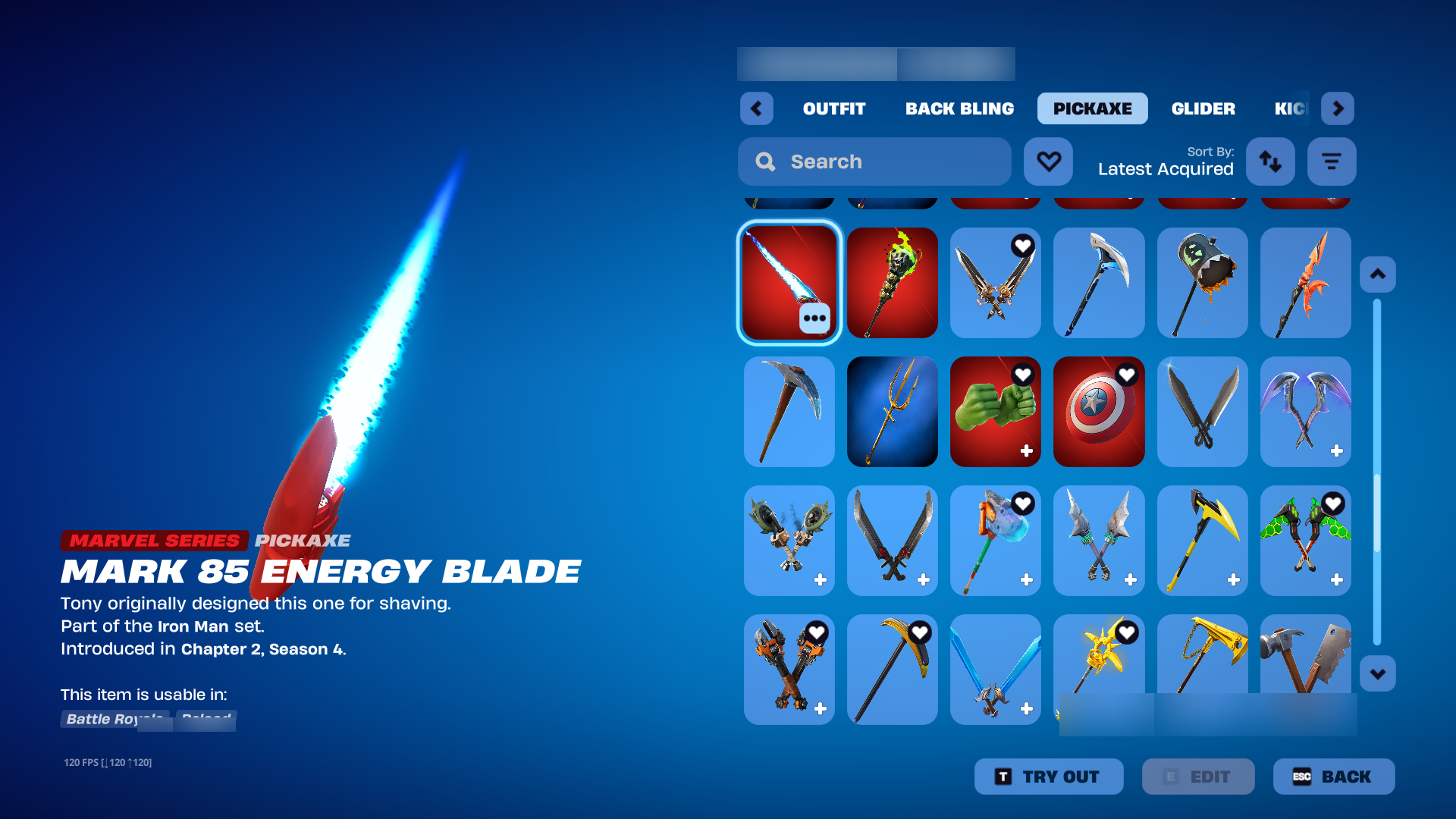 Lara Croft | Astro World Cyclone | Rage Emote | Warpaint | Dark Bomber | 126 Skins | Chapter 2 Season 1 | Level 1523 - Image 9